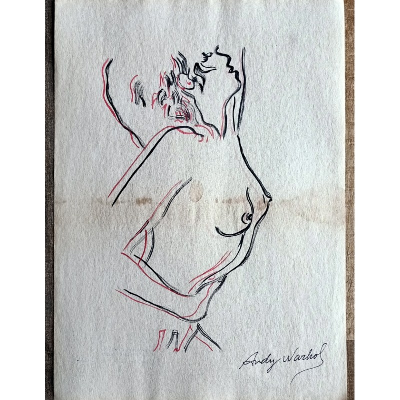 Drawing by Andy Warhol (Attributed) 