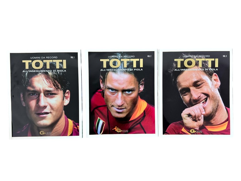 Collection of Three Book Volumes - Dedicated to Francesco Totti