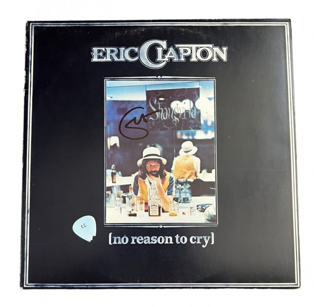 Eric Clapton Signed 'No Reason To Cry' Vinyl