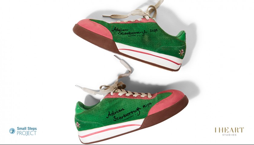 Adrian Scarborough Signed Shoes
