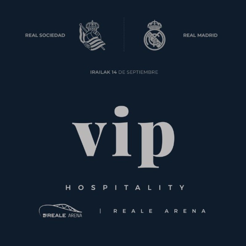 Assisti a Real Sociedad vs Real Madrid + Hospitality VIP (2 persone)