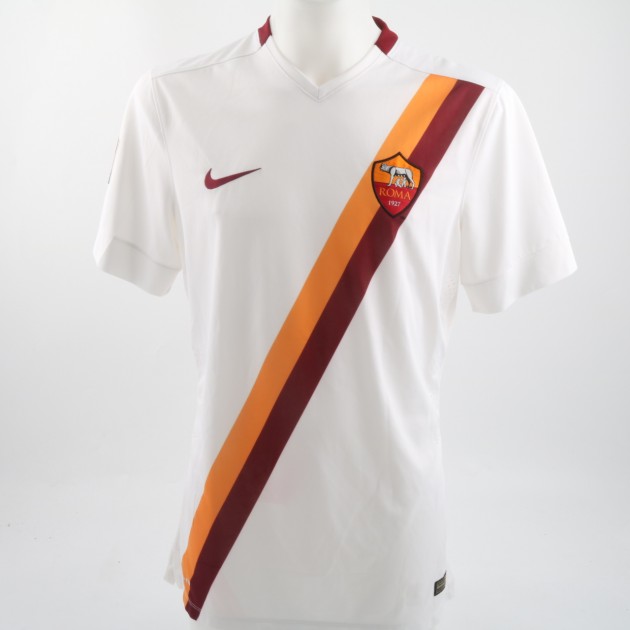 Match worn Naiggolan Roma shirt, US Tour 2014