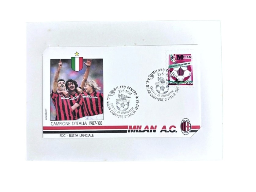 Milan Italian Champions' Official Stamps, 1987/88