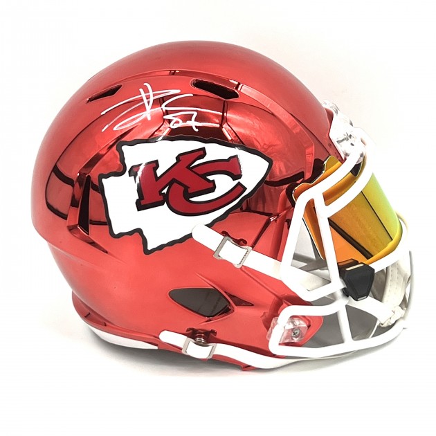 Travis Kelce's Kansas Chiefs Signed NFL Helmet