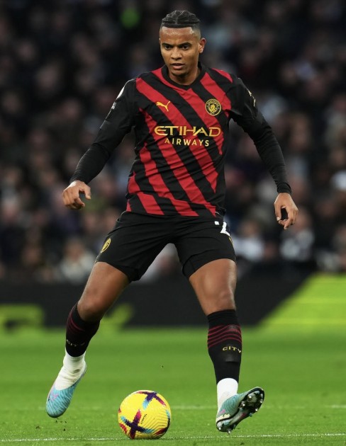 Akanji's Manchester City Signed, Authentic UEFA Champions League Away Shirt