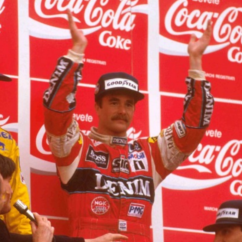 Signed Nigel Mansell 1987 Race-Winning Overalls