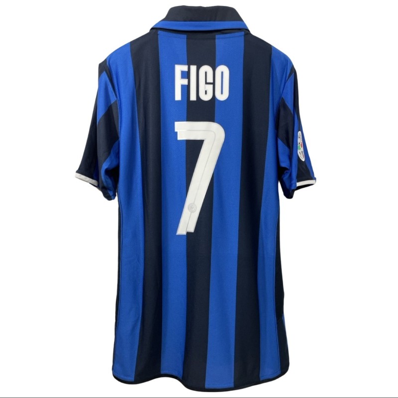 Maglia gara Figo Inter, Serie A 2007/08