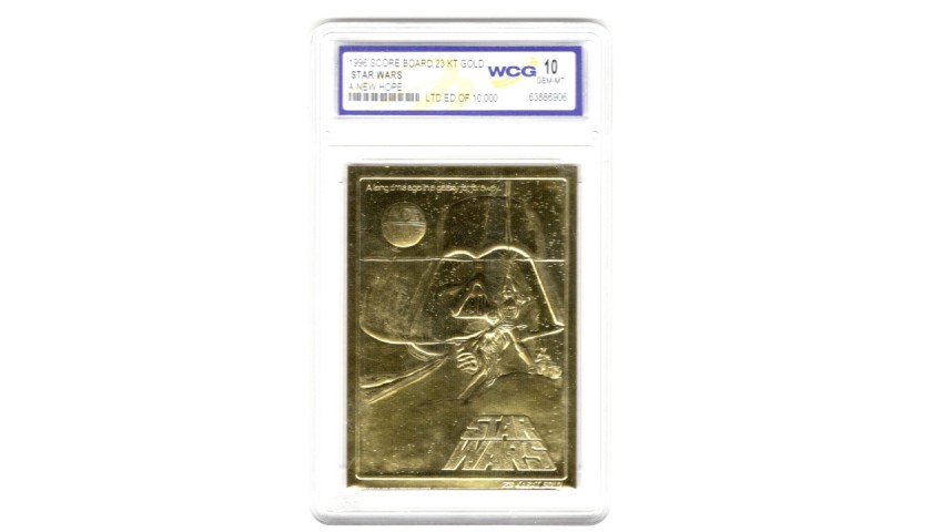 Star Wars Limited Edition Gold Card - A New Hope