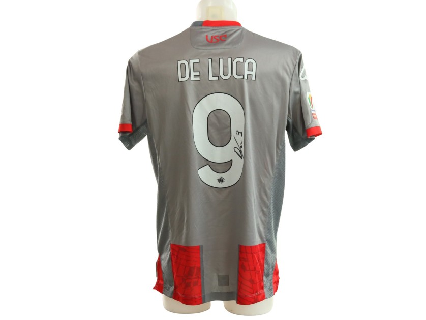 De Luca's Signed Unwashed Shirt, Cremonese vs Palermo Coppa Italia 2025