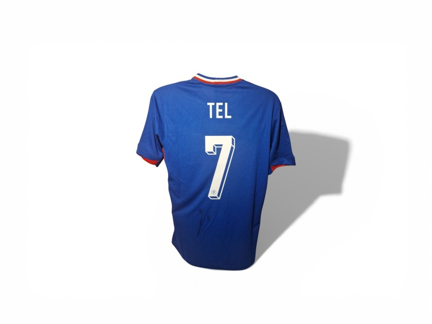 Mathys Tel's France 24/25 Signed Football Shirt