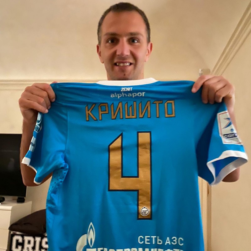 Criscito's Zenit Worn and Signed Shirt, 2011/12