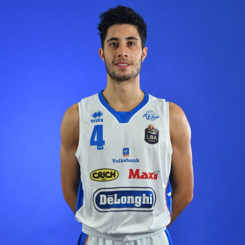 Completo da gara ufficiale De'Longhi Treviso Basket, indossato da Davide Alviti nella stagione 2019/20 in Serie A