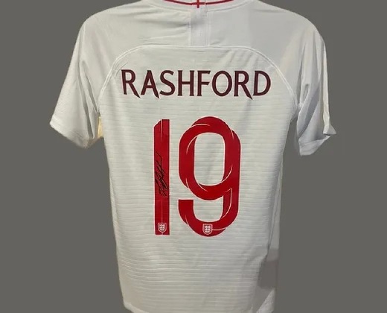 Marcus Rashford's England 2018/19 Signed Official Shirt