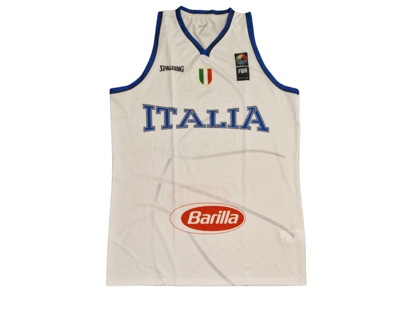 Canotta gara Nazionale Italiana di Basket