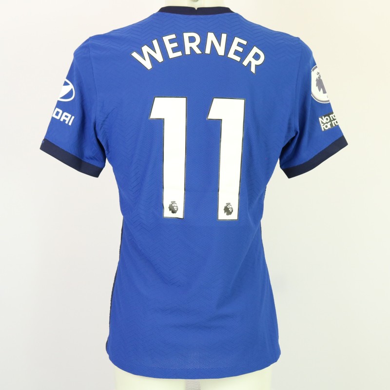 Werner's Match-Issued Shirt, Chelsea vs Manchester United 2021