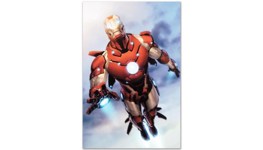 "Invincible Iron Man #25" Numbered Limited Edition Giclee on Canvas