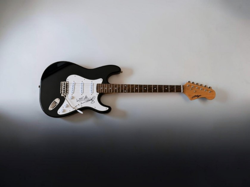 Keith Richards of The Rolling Stones Signed Stratocaster Style Electric Guitar