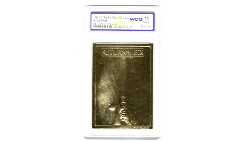 Limited Edition Star Wars Gold Card - Return of the Jedi 