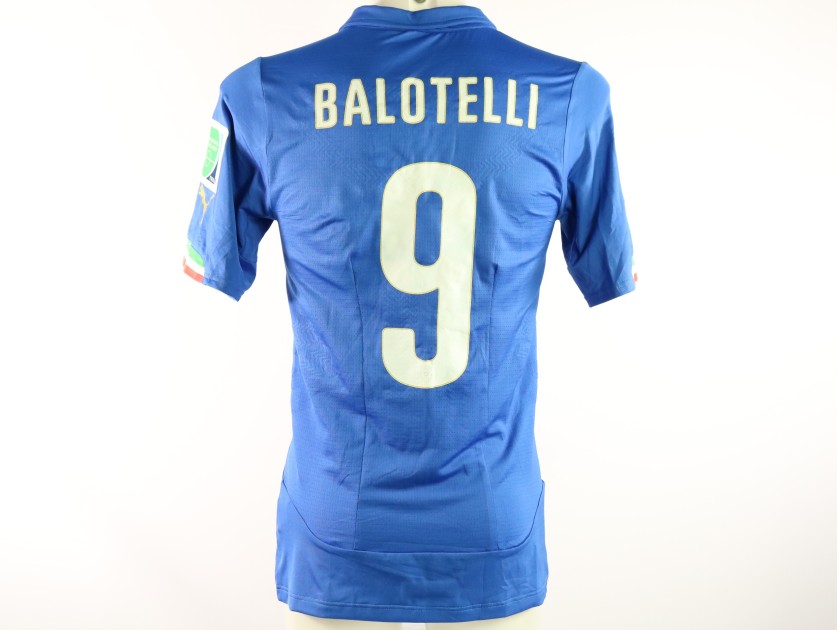 Balotelli's Italy Match, Shirt, WC 2014 Qualifiers