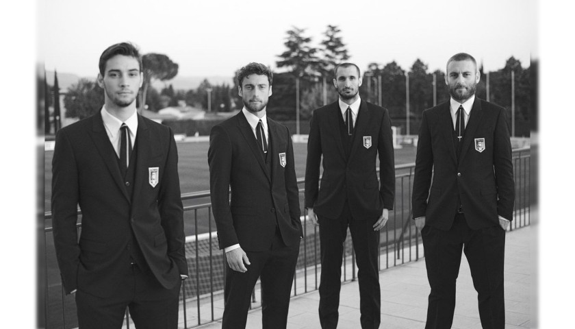 Italy National Football Team Suit Worn by Andrea Poli