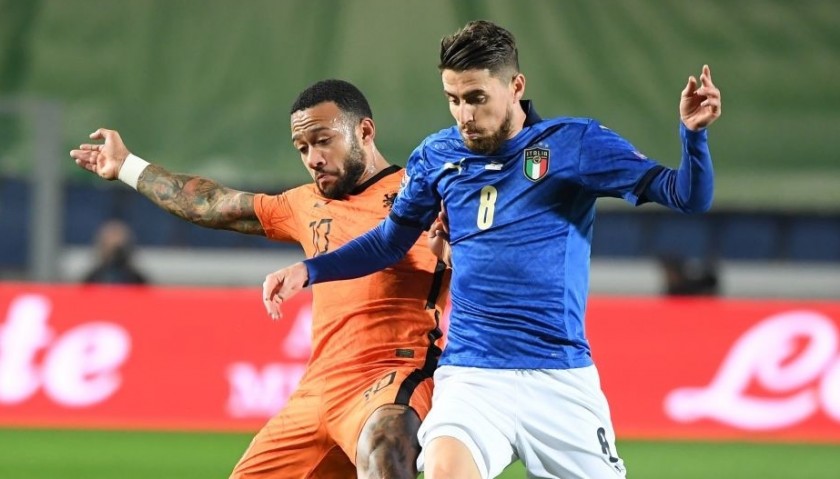 Jorginho's Match Shirt, Italy-Holland 2020