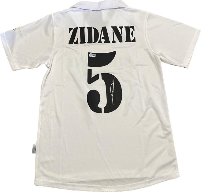 Zidane's Real Madrid 2002/03 Signed Replica Shirt