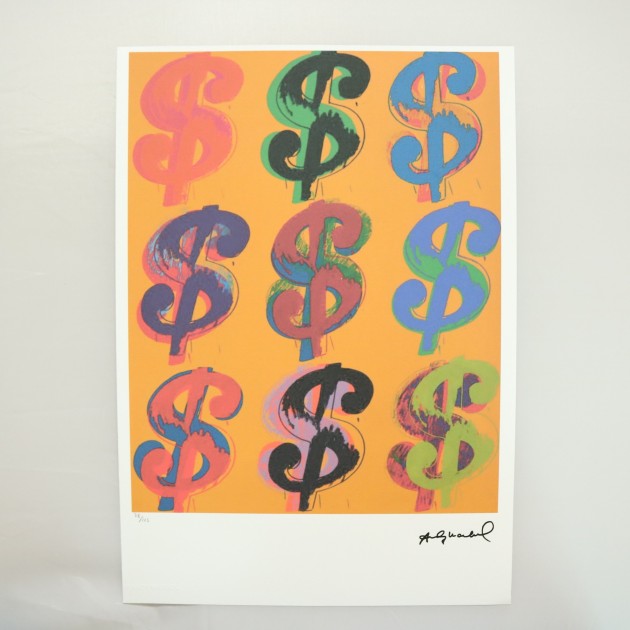 Andy Warhol "Dollar Sign" Signed Limited Edition