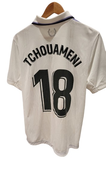 Aurelien Tchouameni's Worn and Unwashed Shirt, Getafe-Real Madrid 2022 