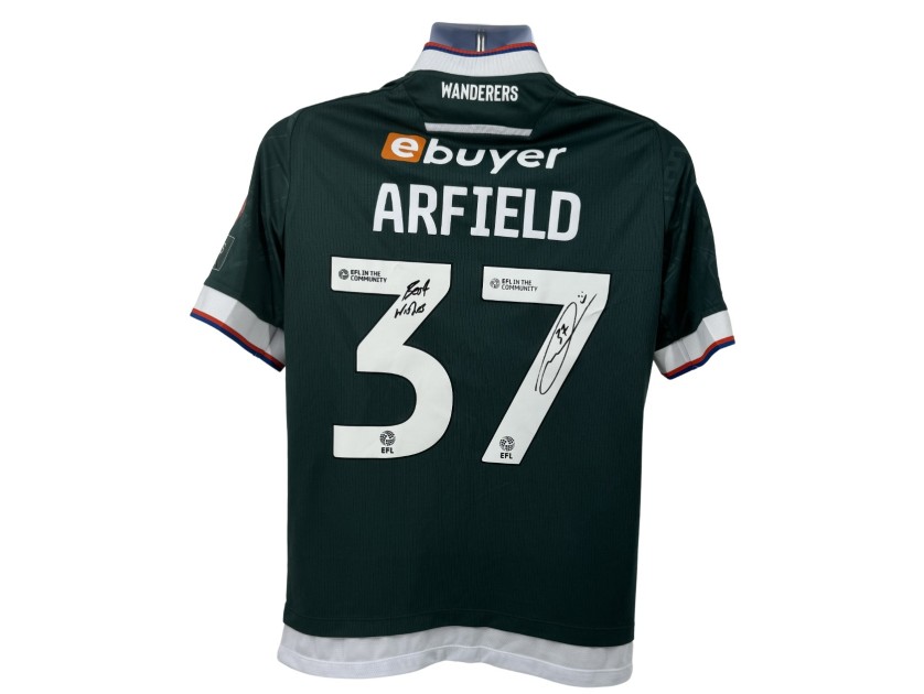 Scott Arfield Worn and Signed Away Shirt