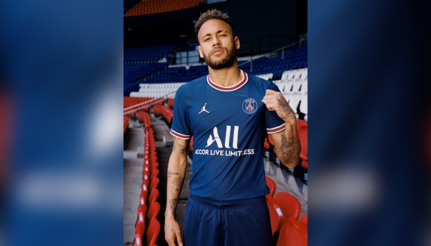 Neymar's Official PSG Signed Shirt, 2021/22
