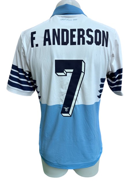 Felipe Anderson 's Lazio Match Shirt, 2018/19