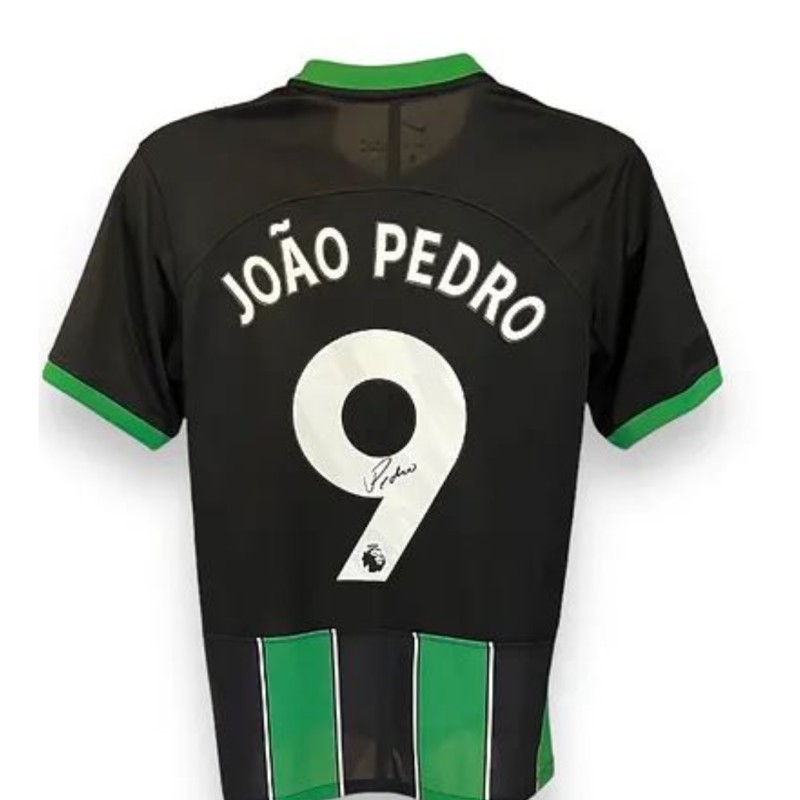 Joao Pedro's Brighton 2023/24 Signed Replica Shirt