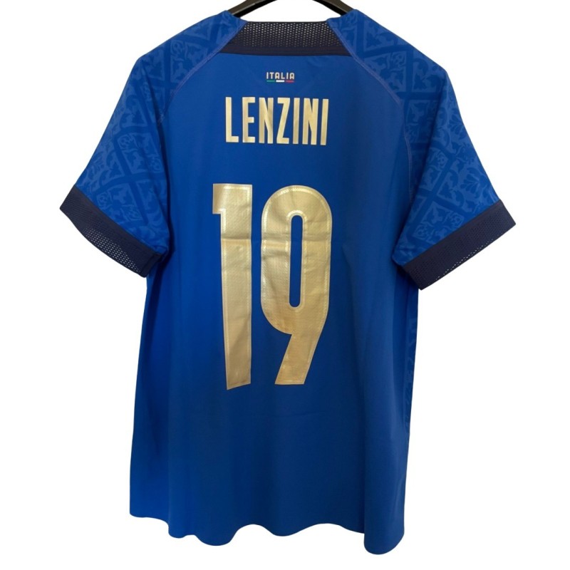 Lenzini's Match-Issued Shirt, Italy vs Croatia - World Cup Qualifiers 2021