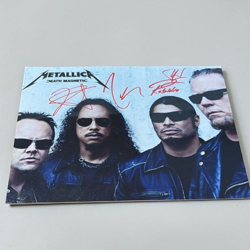 Metallica Signed Photograph