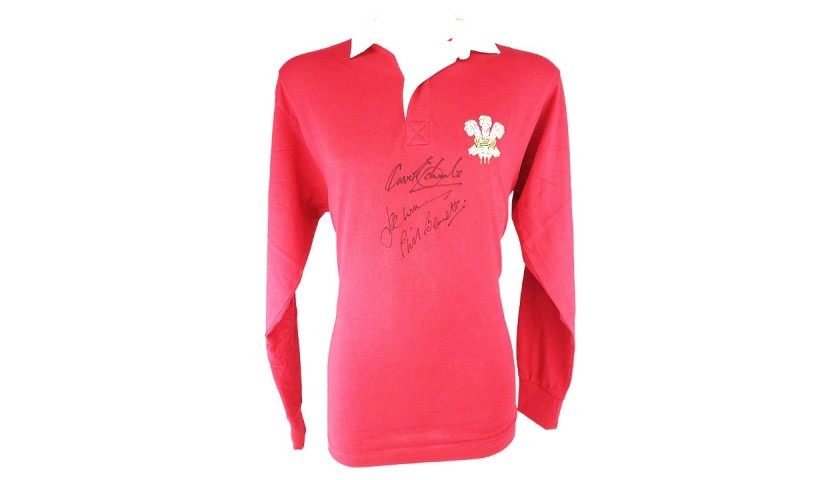   Bennett, Williams and Edwards Wales RFC Signed Shirt