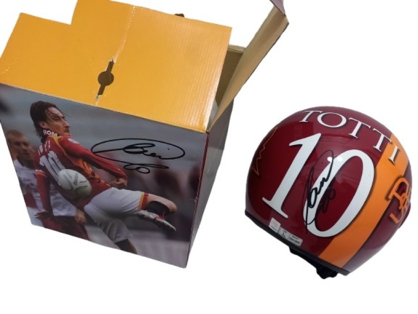 AS Roma Limited Edition Official Helmet, 2005 - Signed by Francesco Totti