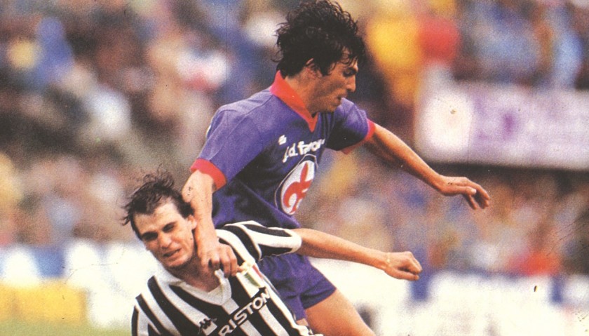 Signed Official Passarella 1984/85 Fiorentina Shirt