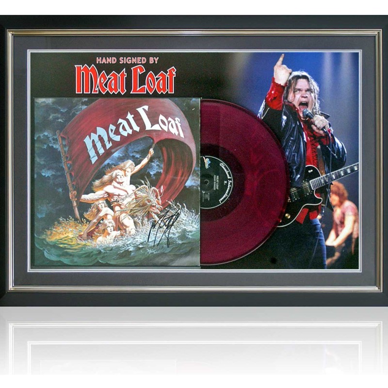 Vinile viola firmato "Dead Ringer" di Meat Loaf