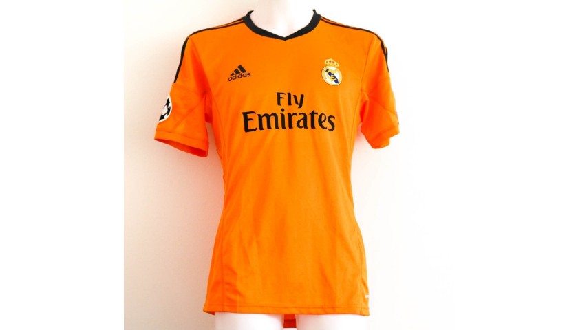 Bale Real Madrid 2014 2015 Pink Match Worn Jersey Shirt