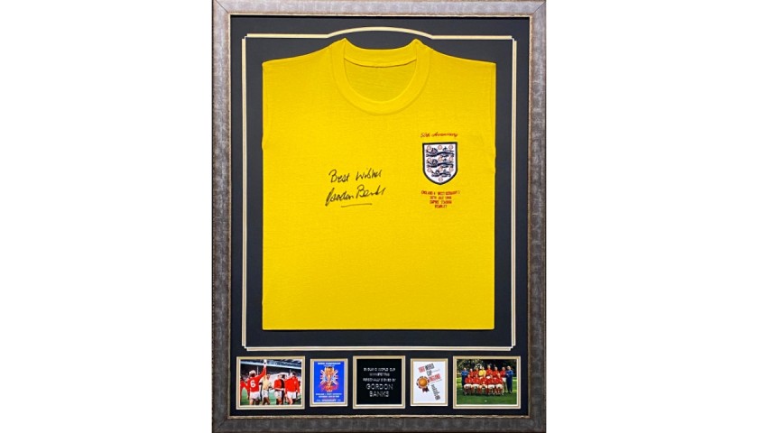 England 1966 World Cup Shirt, Signed By Sir Gordon Banks
