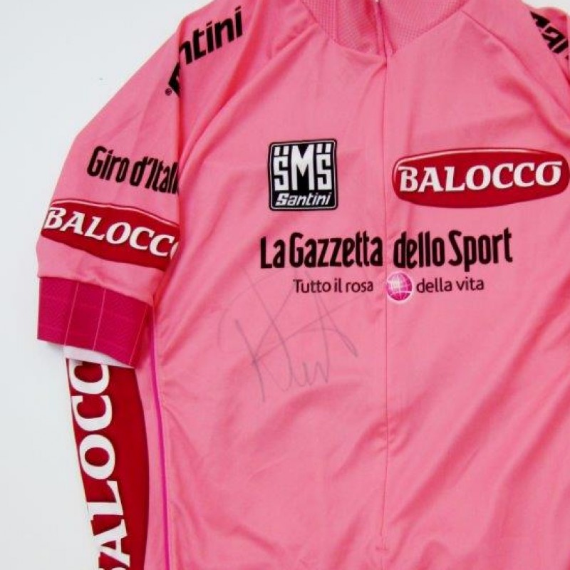 Giro d'Italia Pink shirt signed by champion Nairo Quintana