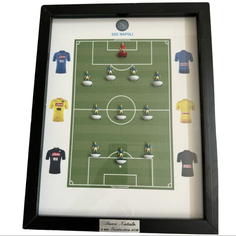 Framed Subbuteo Napoli 