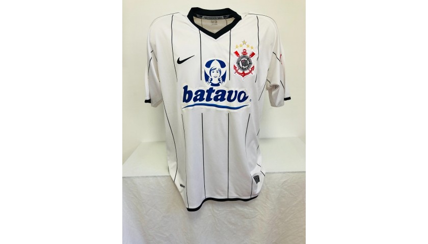 CORINTHIANS 2009 2010 RONALDO 9 AWAY SHIRT (Excellent) L – Foot