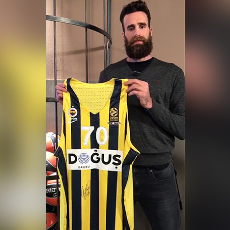 Official Fenerbahçe Jersey Signed by Datome, EuroLeague 2017/18