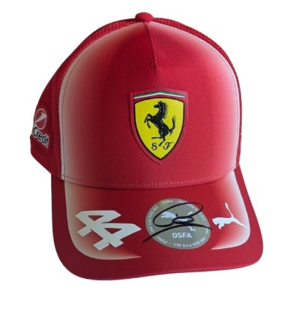 Official Hamilton's Scuderia Ferrari Signed Cap, 2026 - Signed by Lewis Hamilton