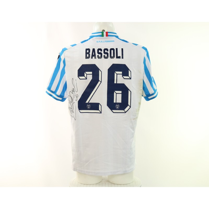 Bassoli's Signed Unwashed Shirt, SPAL vs Perugia 2025 