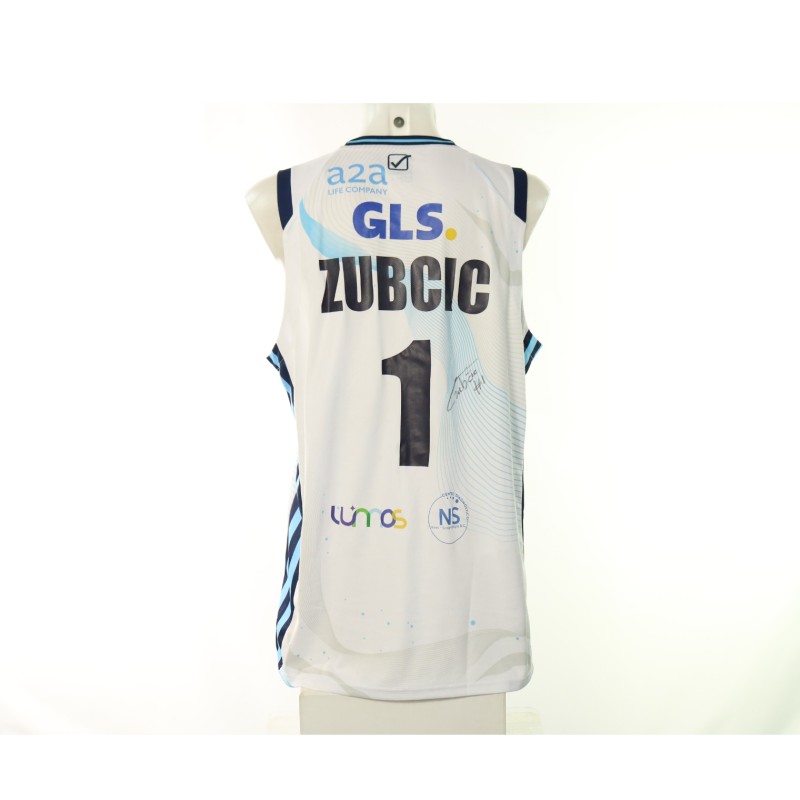 Zubcic's Napoli Basket vs Brescia Signed Unwashed Set, 2025