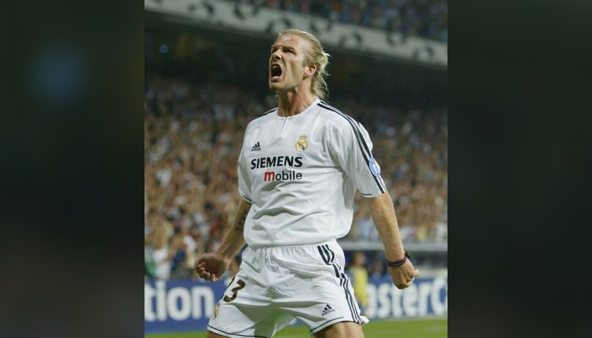 Beckham's Official Real Madrid Signed Shirt, 2002/03