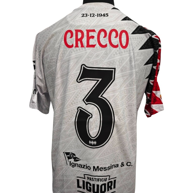 Crecco's Comemmorative Match-Worn Shirt + Shorts, Latina vs Sorrento 2026 - 80th Anniversary with RF78 Patch