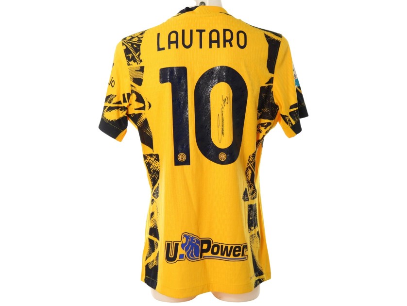 Lautaro Martinez's Inter Signed Match-Issued Shirt, 2024/25 